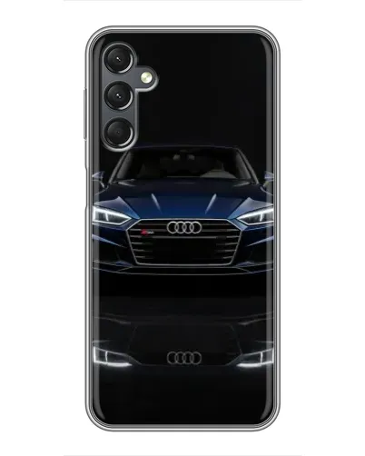 Чехол для Samsung Galaxy A25 (A256) с картинкой «Audi — ночное отражение»