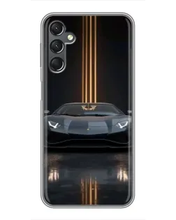 Чохол для Samsung Galaxy A25 (A256) з картинкою «Lamborghini золоті лінії» Чохол для Samsung Galaxy A25 (A256) з картинкою «Lamborghini золоті лінії»