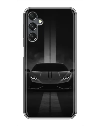 Чехол для Samsung Galaxy A25 (A256) с картинкой «Lamborghini симметрия дорог»