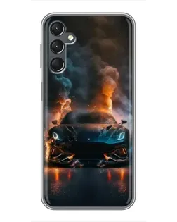 Чехол для Samsung Galaxy A25 (A256) с картинкой «Lamborghini дымная эстетика» Чехол для Samsung Galaxy A25 (A256) с картинкой «Lamborghini дымная эстетика»