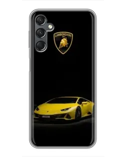 Чехол для Samsung Galaxy A25 (A256) с картинкой «Lamborghini желтый акцент» Чехол для Samsung Galaxy A25 (A256) с картинкой «Lamborghini желтый акцент»