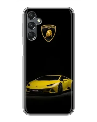 Чехол для Samsung Galaxy A25 (A256) с картинкой «Lamborghini желтый акцент»