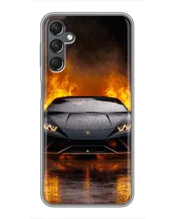 Чехол для Samsung Galaxy A25 (A256) с картинкой «Lamborghini в огне» Чехол для Samsung Galaxy A25 (A256) с картинкой «Lamborghini в огне»