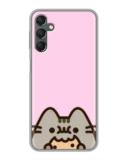 Чехол для Samsung Galaxy A25 (A256) с картинкой «Pusheen и печенье» Чехол для Samsung Galaxy A25 (A256) с картинкой «Pusheen и печенье»