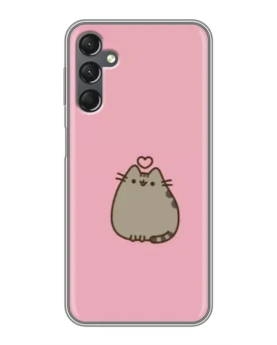 Чехол для Samsung Galaxy A25 (A256) с картинкой «Pusheen сердце» Чехол для Samsung Galaxy A25 (A256) с картинкой «Pusheen сердце»