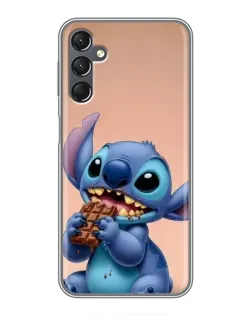 Чехол для Samsung Galaxy A25 (A256) с картинкой «Стич ест шоколад» Чехол для Samsung Galaxy A25 (A256) с картинкой «Стич ест шоколад»