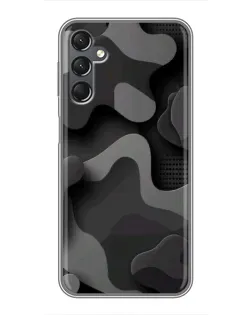 Чехол для Samsung Galaxy A25 (A256) с картинкой «Темный абстрактный камуфляж»