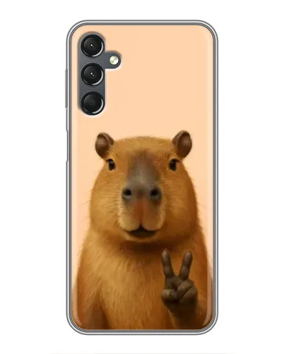 Чехол для Samsung Galaxy A25 (A256) с картинкой «Капибара виктория» Чехол для Samsung Galaxy A25 (A256) с картинкой «Капибара виктория»