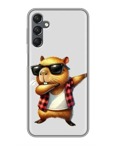 Чехол для Samsung Galaxy A25 (A256) с картинкой «Капибара рэпер даб» Чехол для Samsung Galaxy A25 (A256) с картинкой «Капибара рэпер даб»