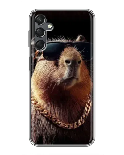Чехол для Samsung Galaxy A25 (A256) с картинкой «Капибара золотая цепь» Чехол для Samsung Galaxy A25 (A256) с картинкой «Капибара золотая цепь»