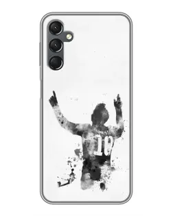 Чохол для Samsung Galaxy A25 (A256) з картинкою «Чорно-білий силует Мессі» Чохол для Samsung Galaxy A25 (A256) з картинкою «Чорно-білий силует Мессі»