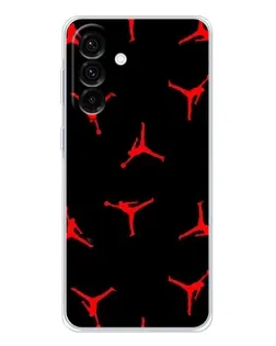 Чехол для Samsung Galaxy A26 5G с картинкой «Jordan Red Pattern»