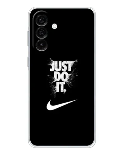 Чехол для Samsung Galaxy A26 5G с картинкой «Текстовый принт Nike»