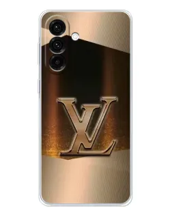 Чехол для Samsung Galaxy A26 5G с картинкой «LV — золотое сияние»