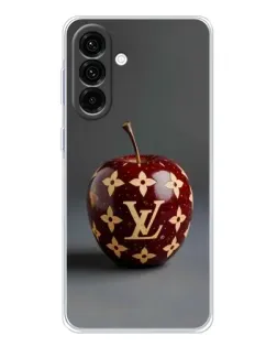 Чехол для Samsung Galaxy A26 5G с картинкой «Красное яблоко LV»