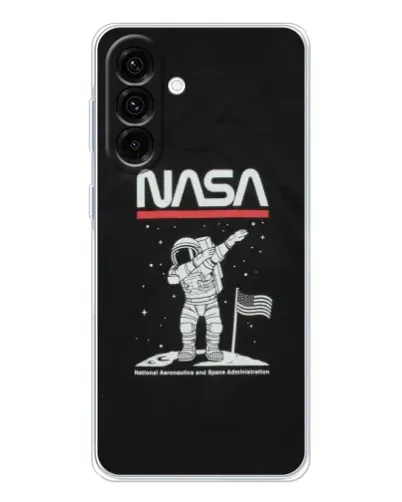 Чехол для Samsung Galaxy A26 5G с картинкой «NASA — шагаем по Луне» Чехол для Samsung Galaxy A26 5G с картинкой «NASA — шагаем по Луне»