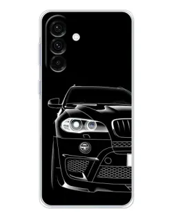 Чехол для Samsung Galaxy A26 5G с картинкой «Темный силуэт BMW»