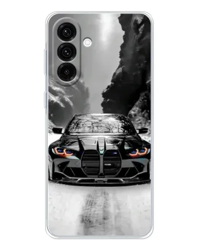 Чехол для Samsung Galaxy A26 5G с картинкой «BMW — акварельный дрифт» Чехол для Samsung Galaxy A26 5G с картинкой «BMW — акварельный дрифт»