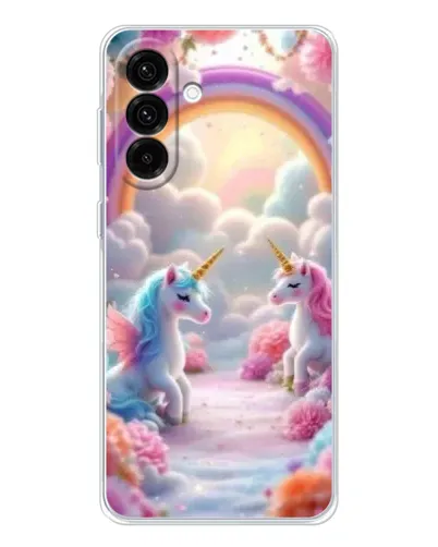 Чехол для Samsung Galaxy A26 5G с картинкой «Радуга и единороги» Чехол для Samsung Galaxy A26 5G с картинкой «Радуга и единороги»