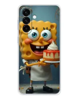 Чехол для Samsung Galaxy A26 5G с картинкой «Повар Спанч Боб»