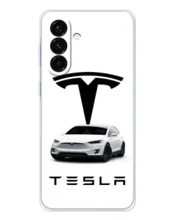 Чехол для Samsung Galaxy A26 5G с картинкой «Tesla White Style» Чехол для Samsung Galaxy A26 5G с картинкой «Tesla White Style»