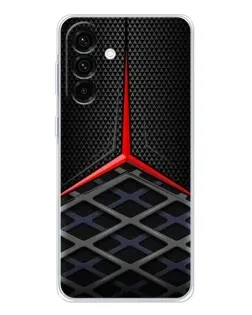 Чехол для Samsung Galaxy A26 5G с картинкой «Mercedes Carbon Grid»