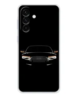 Чехол для Samsung Galaxy A26 5G с картинкой «Audi — ночной контур»