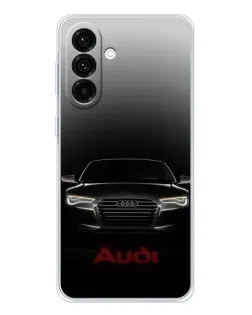Чехол для Samsung Galaxy A26 5G с картинкой «Audi — градиентный контур»