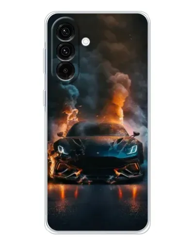 Чехол для Samsung Galaxy A26 5G с картинкой «Lamborghini дымная эстетика»