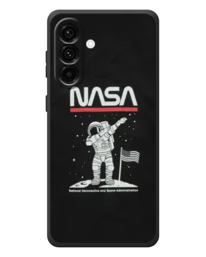 Чохол для Samsung Galaxy A27 з картинкою «NASA — крокуємо по Місяцю»