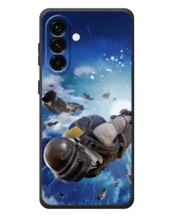Чохол для Samsung Galaxy A27 з картинкою «Десант PUBG — стрибок»