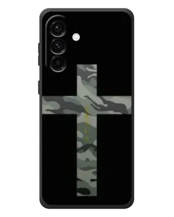 Чехол для Samsung Galaxy A27 с картинкой «Милитари Крест»