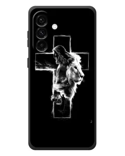 Чехол для Samsung Galaxy A27 с картинкой «Сияющий крест Jesus»