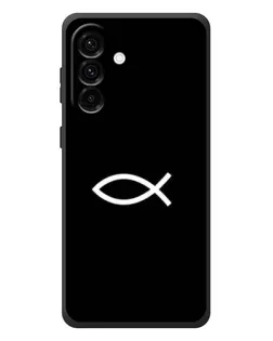 Чехол для Samsung Galaxy A27 с картинкой «Символ рыбы Jesus»