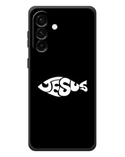 Чехол для Samsung Galaxy A27 с картинкой «Рыба Jesus»