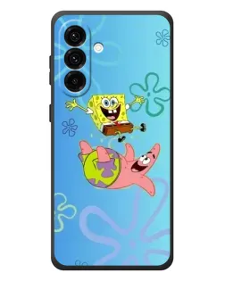 Чехол для Samsung Galaxy A27 с картинкой «Спанч Боб и Патрик»