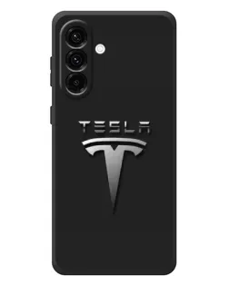 Чохол для Samsung Galaxy A27 з картинкою «Сталевий логотип Tesla» Чохол для Samsung Galaxy A27 з картинкою «Сталевий логотип Tesla»