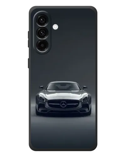 Чехол для Samsung Galaxy A27 с картинкой «Mercedes на черном»