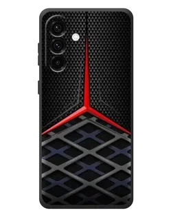 Чехол для Samsung Galaxy A27 с картинкой «Mercedes Carbon Grid»