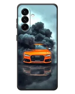 Чохол для Samsung Galaxy A27 з картинкою «Audi у хмарах диму»