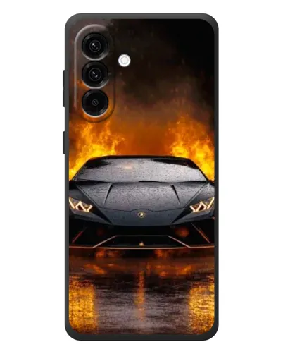 Чехол для Samsung Galaxy A27 с картинкой «Lamborghini в огне» Чехол для Samsung Galaxy A27 с картинкой «Lamborghini в огне»