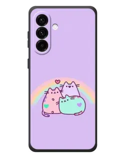 Чехол для Samsung Galaxy A27 с картинкой «Радужные Пушины»