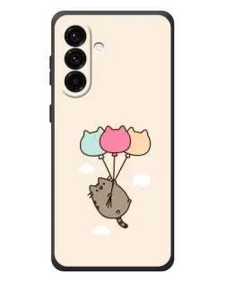 Чехол для Samsung Galaxy A27 с картинкой «Пушин на шариках»