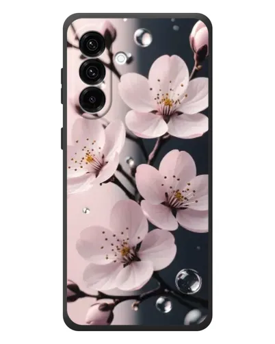 Чехол для Samsung Galaxy A27 с картинкой «Нежная сакура и капли» Чехол для Samsung Galaxy A27 с картинкой «Нежная сакура и капли»
