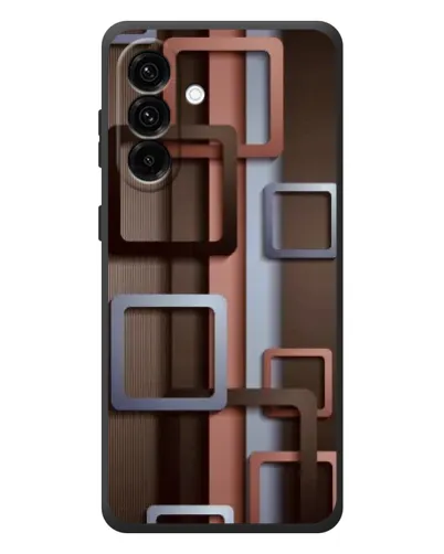 Чохол для Samsung Galaxy A27 з картинкою «Коричневі об'ємні квадрати» Чохол для Samsung Galaxy A27 з картинкою «Коричневі об'ємні квадрати»