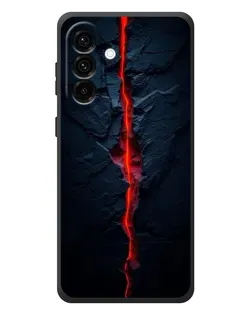 Чохол для Samsung Galaxy A27 з картинкою «Червона лавова тріщина»