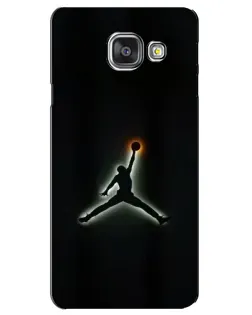 Чехол для Samsung Galaxy A3 2016 (A3100, A310F) с картинкой «Jordan Gradient Logo»