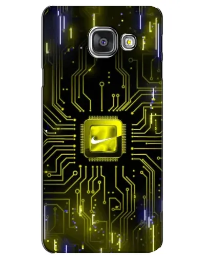 Чехол для Samsung Galaxy A3 2016 (A3100, A310F) с картинкой «Nike — золотая искра» Чехол для Samsung Galaxy A3 2016 (A3100, A310F) с картинкой «Nike — золотая искра»
