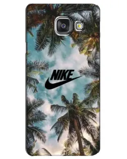 Чехол для Samsung Galaxy A3 2016 (A3100, A310F) с картинкой «Тропический принт Nike»