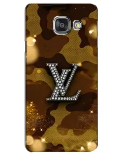 Чехол для Samsung Galaxy A3 2016 (A3100, A310F) с картинкой «Камуфляжный Louis Vuitton»